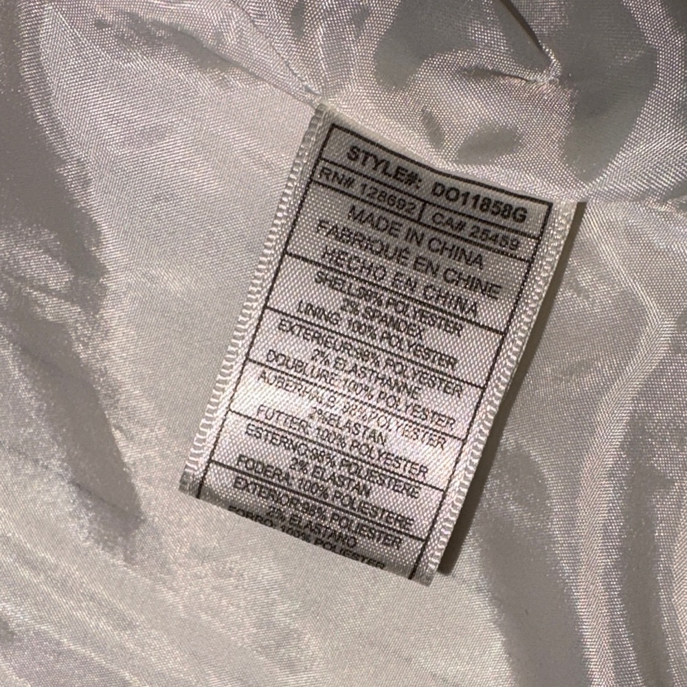 Steve Madden Off White Pinstripe Button Vest - Picture 6 of 6